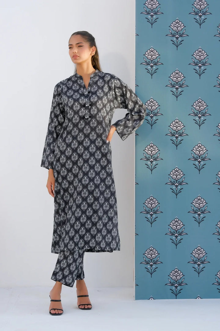 Dhaga Women Pret Printed 2 Piece Lawn Matching Separate FW24DSP006 - Summer Collection