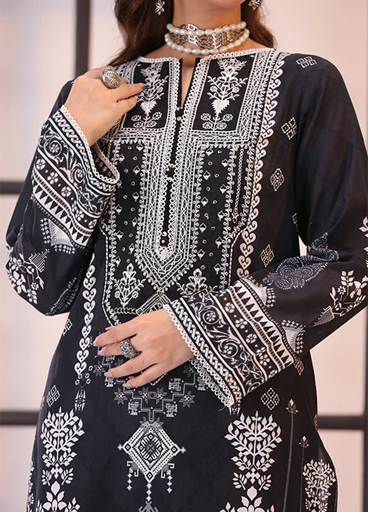 La Elise Women Unstitched Embroidered Lawn 3 Piece Suit 0001209 Zara - Casual Collection