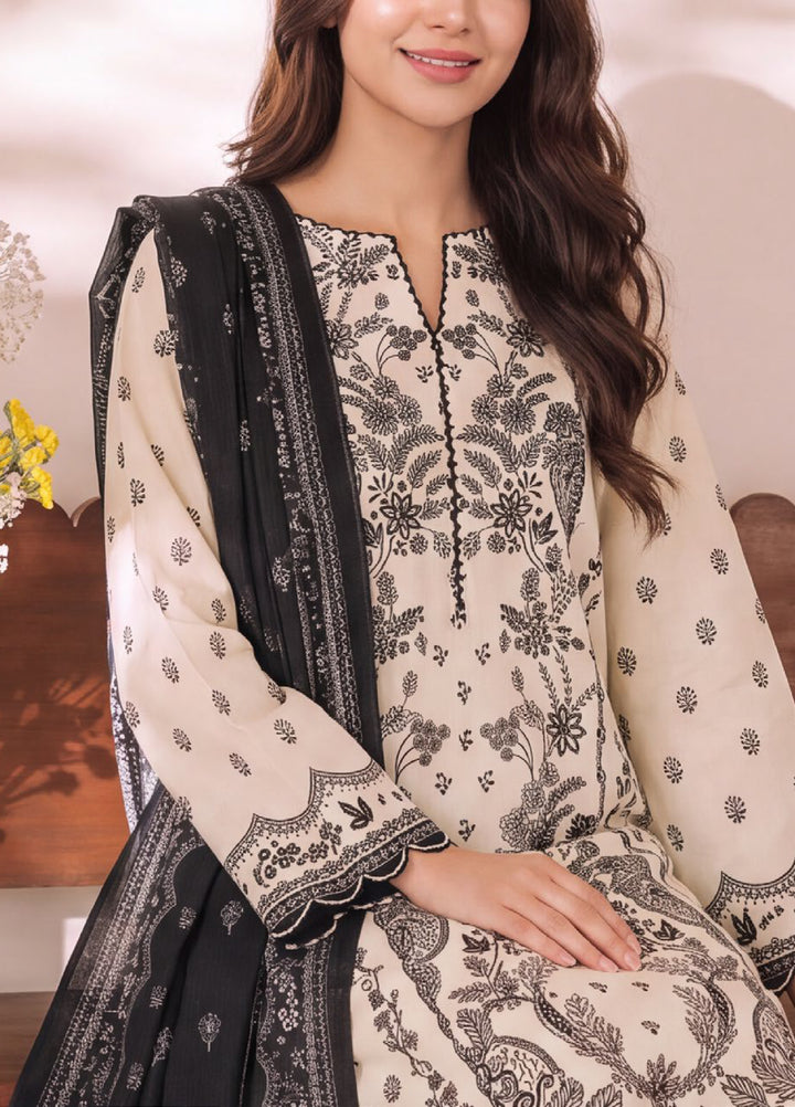 VS Textiles Unstitched Printed Lawn 3 Piece Suit VS26UL D-04 - Casual Collection
