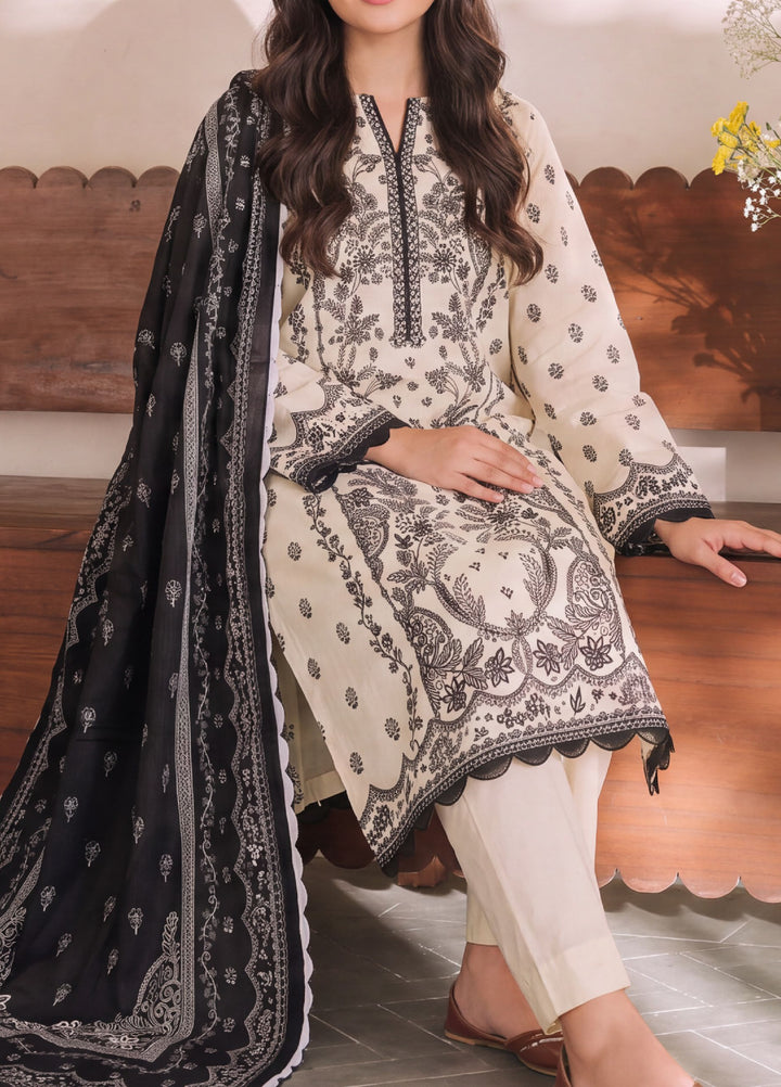 VS Textiles Unstitched Printed Lawn 3 Piece Suit VS26UL D-04 - Casual Collection