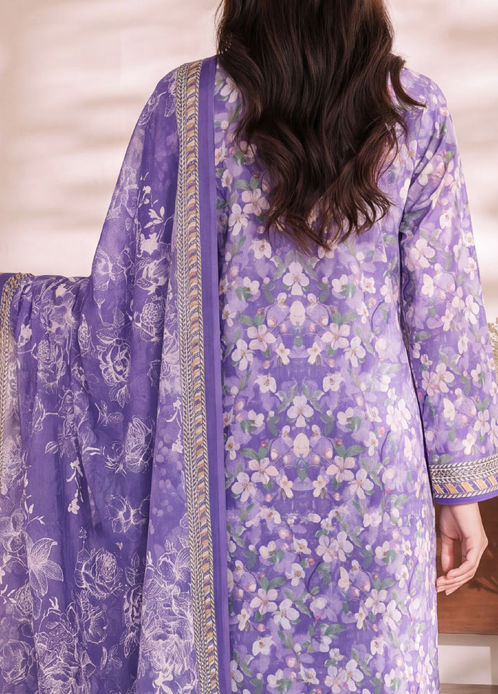 VS Textiles Unstitched Printed Lawn 3 Piece Suit VS26UL D-07 - Casual Collection