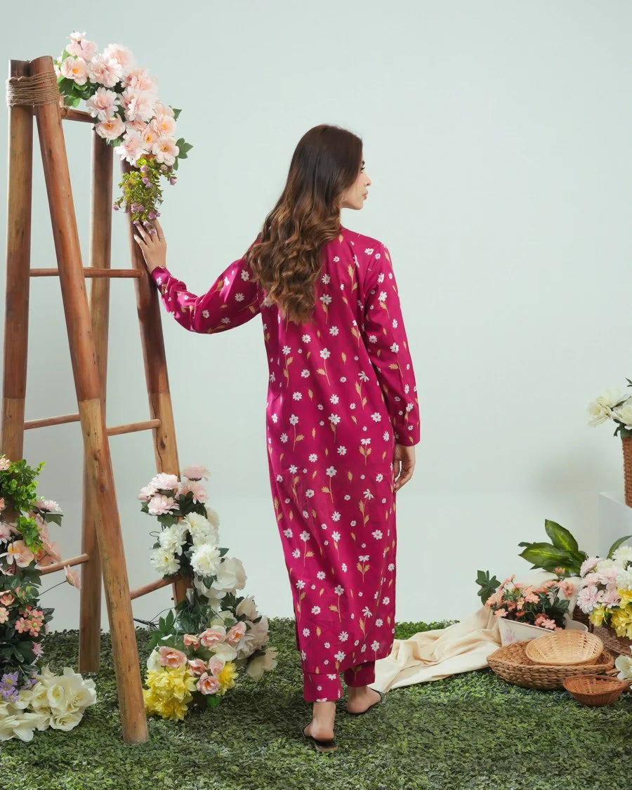 Dhaga Women Pret Printed 2 Piece Lawn Matching Separate FW24DSP0044 - Summer Collection