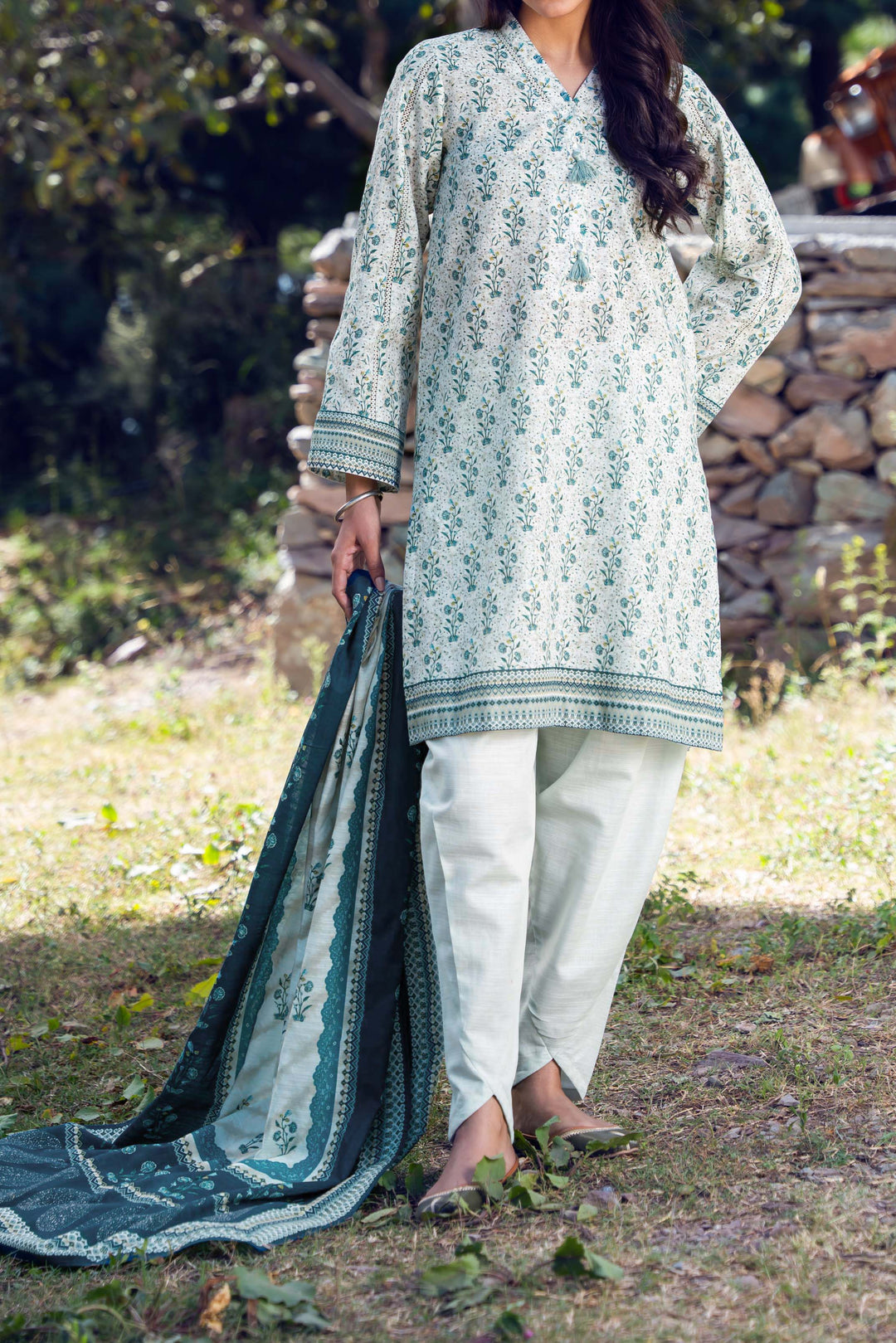 Narmin by Narkin's Unstitched Printed Khaddar 3 Piece Suit NN26UK NUWKDP-3145 - Casual Collection