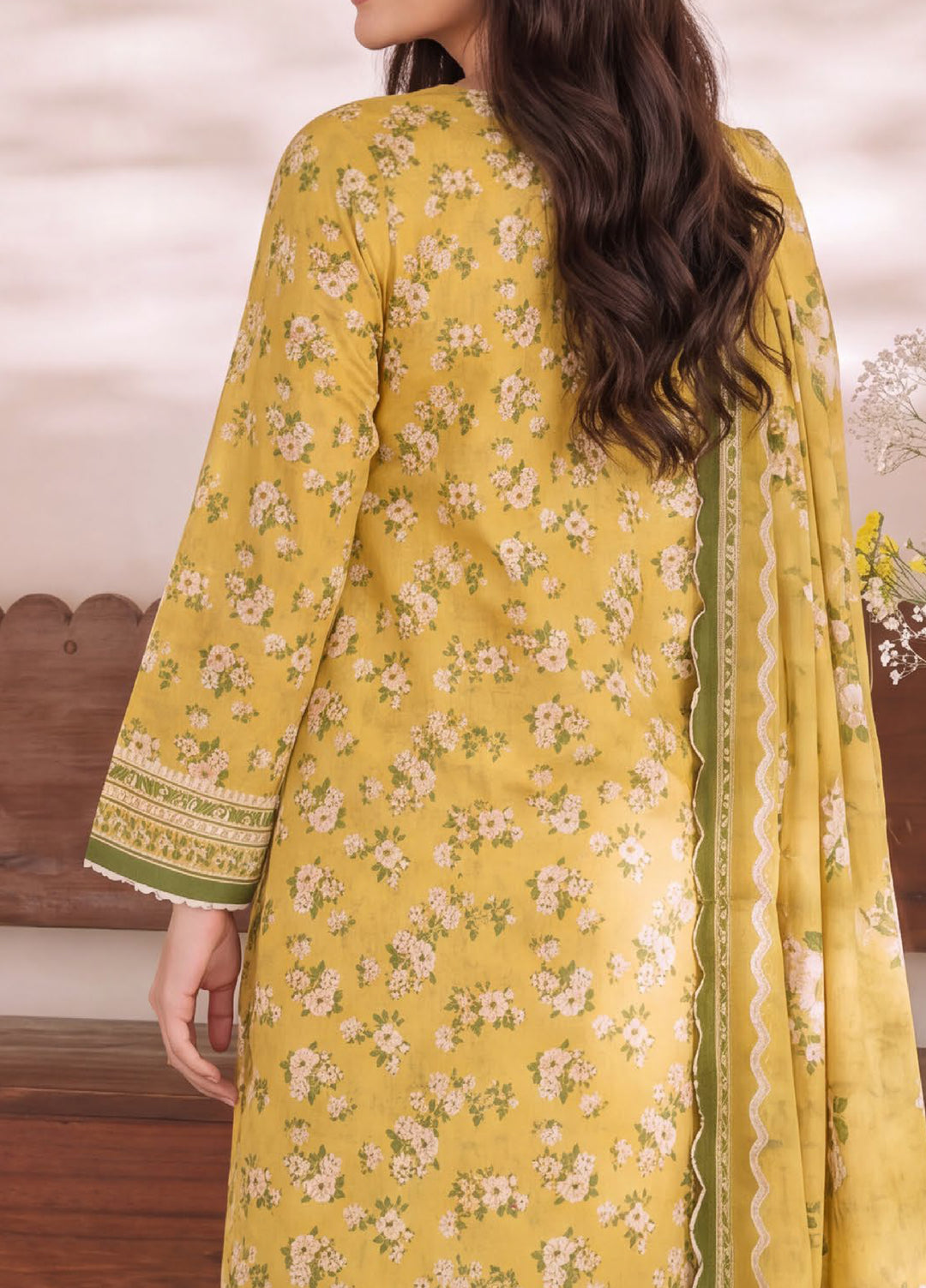 VS Textiles Unstitched Printed Lawn 3 Piece Suit VS26UL D-09 - Casual Collection