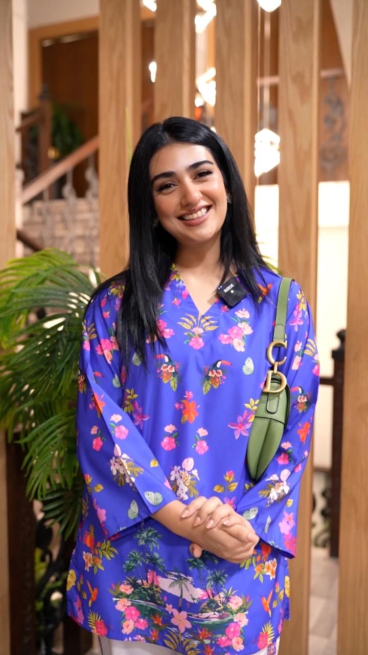 Dhaga Women Pret Printed 2 Piece Soft Crepe Pixie SS24DSP236 - Summer Collection