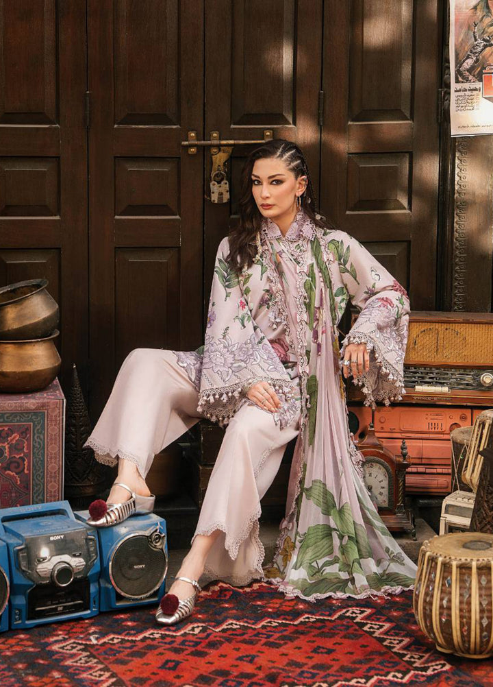 M Prints by Maria B Unstitched Printed Cambric 3 Piece Suit MB26UPC 9A - Casual Collection