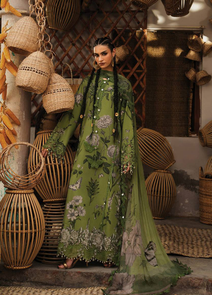 M Prints by Maria B Unstitched Printed Cambric 3 Piece Suit MB26UPC 9B - Casual Collection