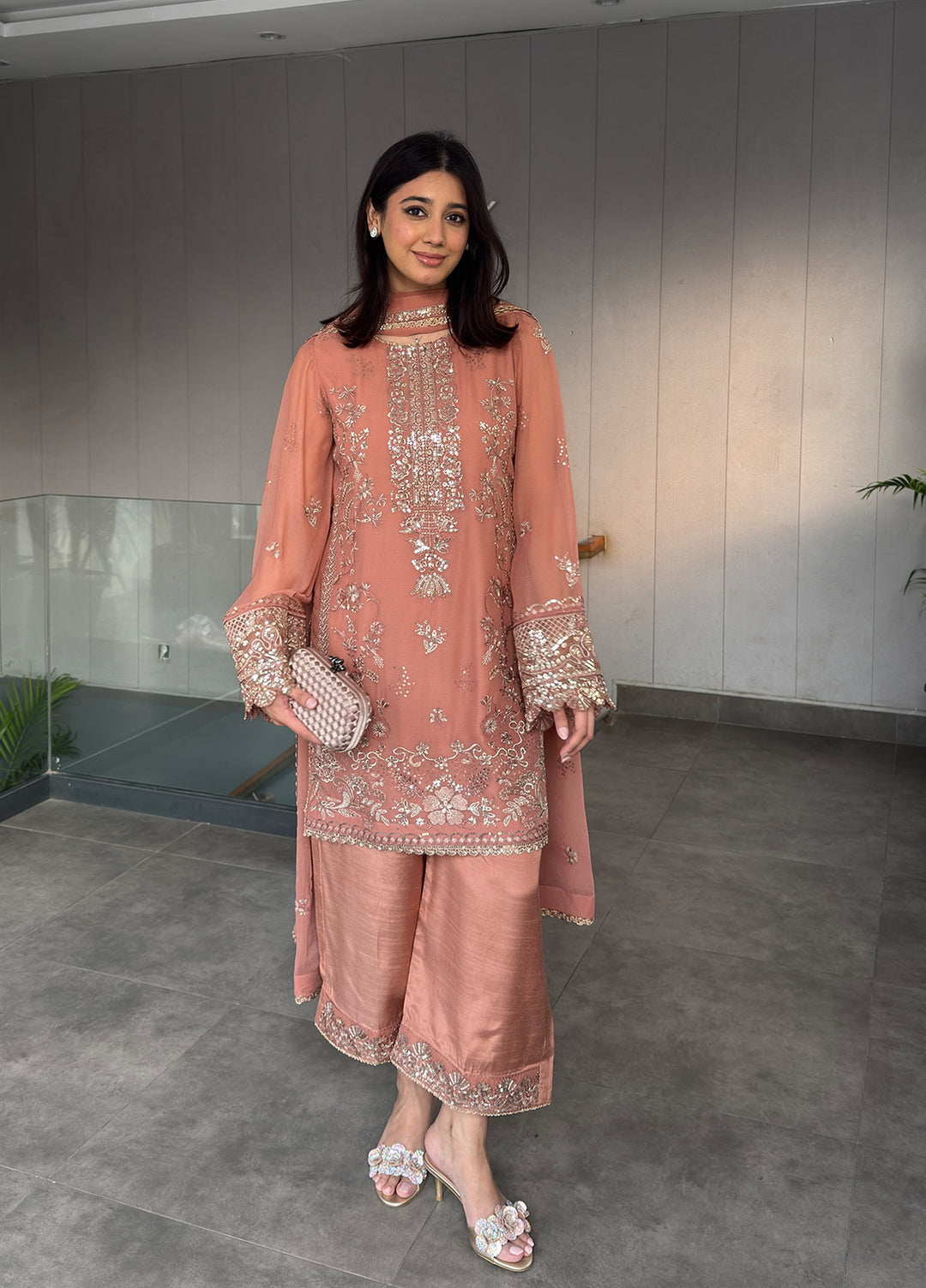 Maison d'or by Sahane Unstitched Embroidered Chiffon 3 Piece Suit CT-27006 SORELLE - Festive Collection