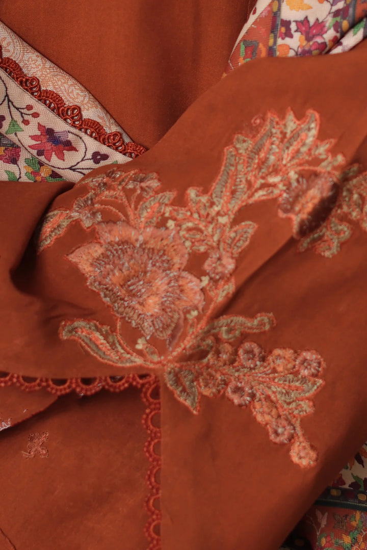 Noor by Saadia Asad Unstitched Embroidered Linen 3 Piece Suit SA26UNL D10 B - Winter Collection