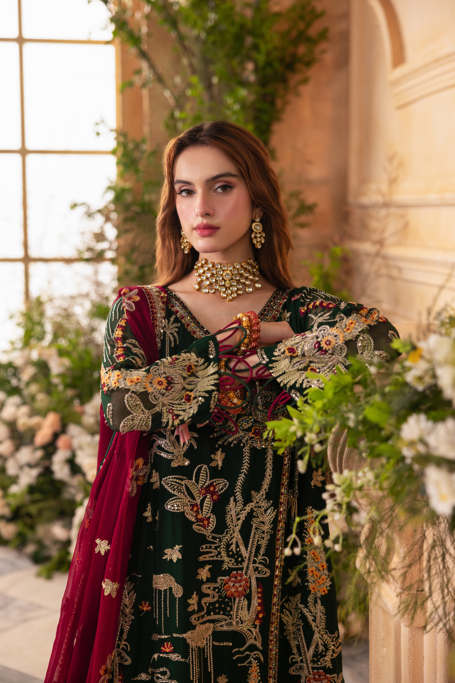 Zebtan Women Unstitched Embroidered Chiffon 3 Piece Suit ZC-01 Festive Collection