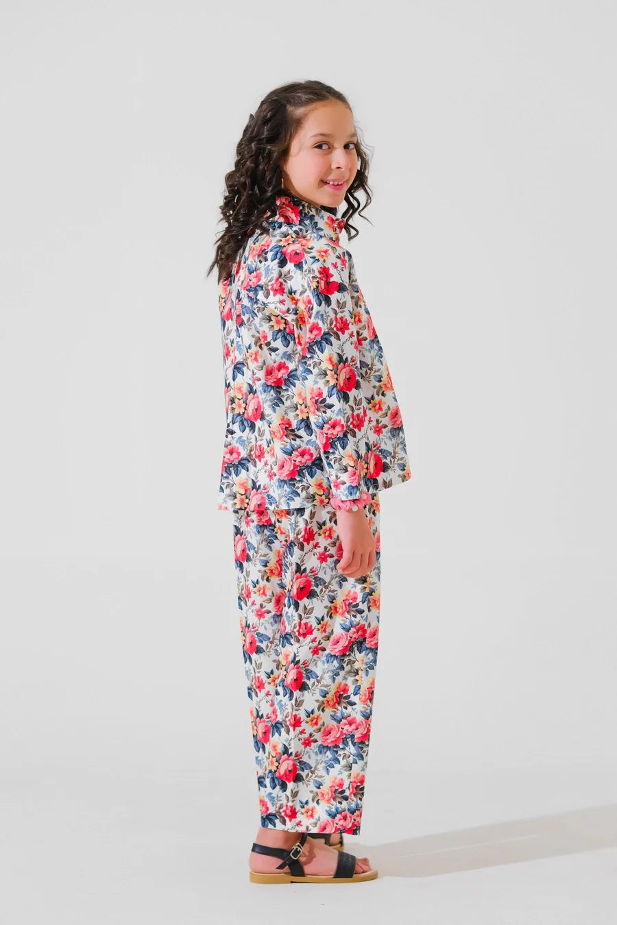 Dhaga Kids Pret Printed Poly lawn 2 Piece Parfait SPD25K02 - Summer Collection