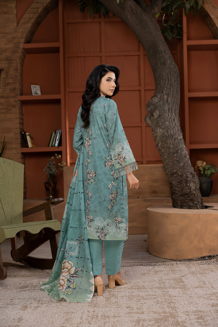Noore Luxe by Waresha RTW Embroidered Lawn 3 Piece Suit Roshan Ara Festive Collection