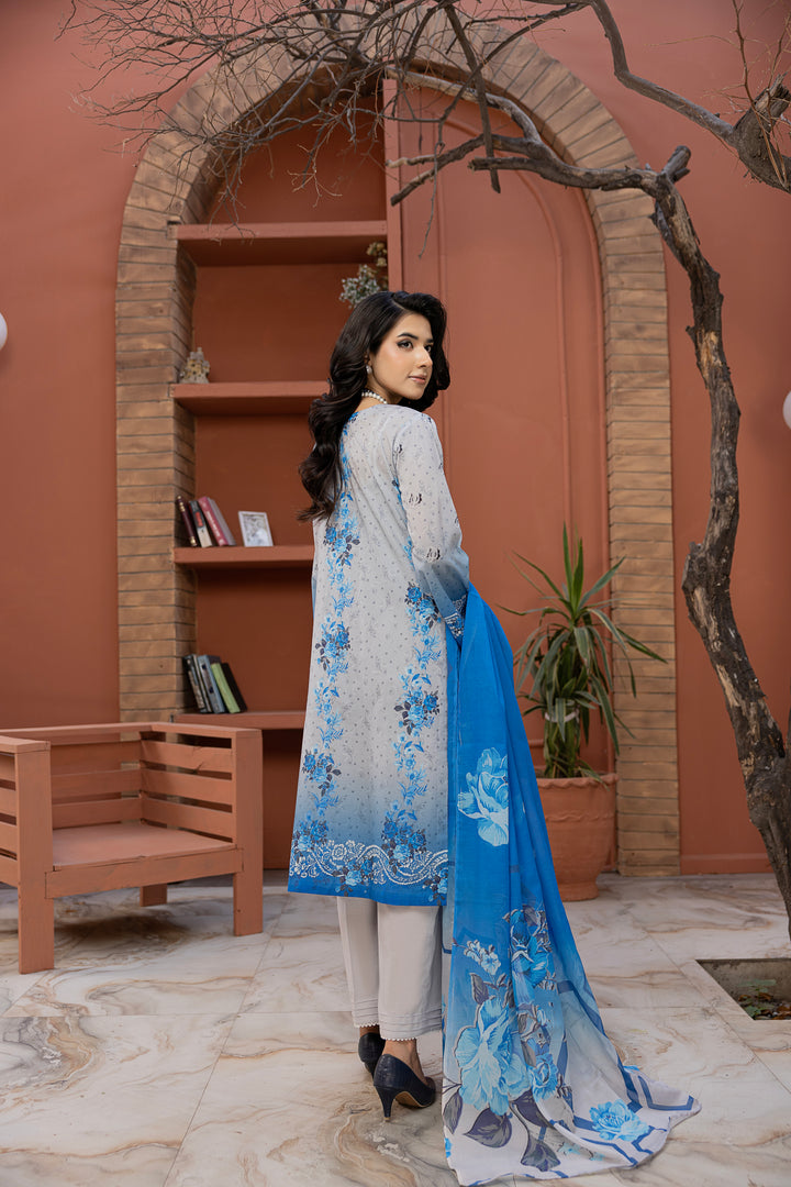 Noore Luxe by Waresha RTW Embroidered Lawn 3 Piece Suit Gulbahar Muse Festive Collection