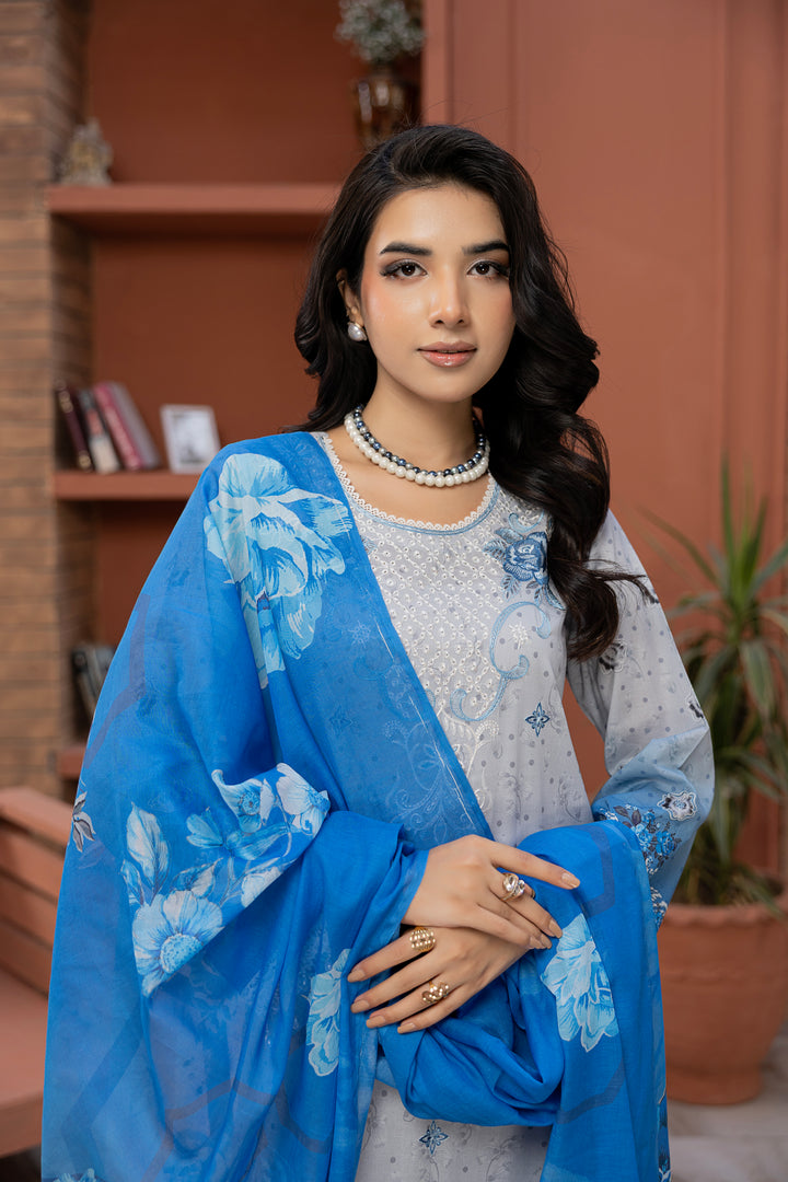 Noore Luxe by Waresha RTW Embroidered Lawn 3 Piece Suit Gulbahar Muse Festive Collection