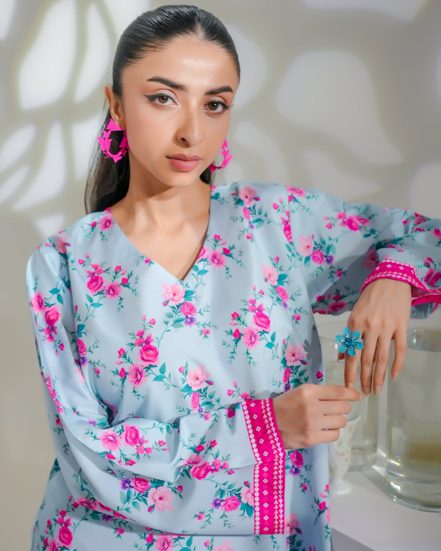 Dhaga Women Pret Printed 2 Piece Soft Crepe Erna SS25DSP261 - Summer Collection