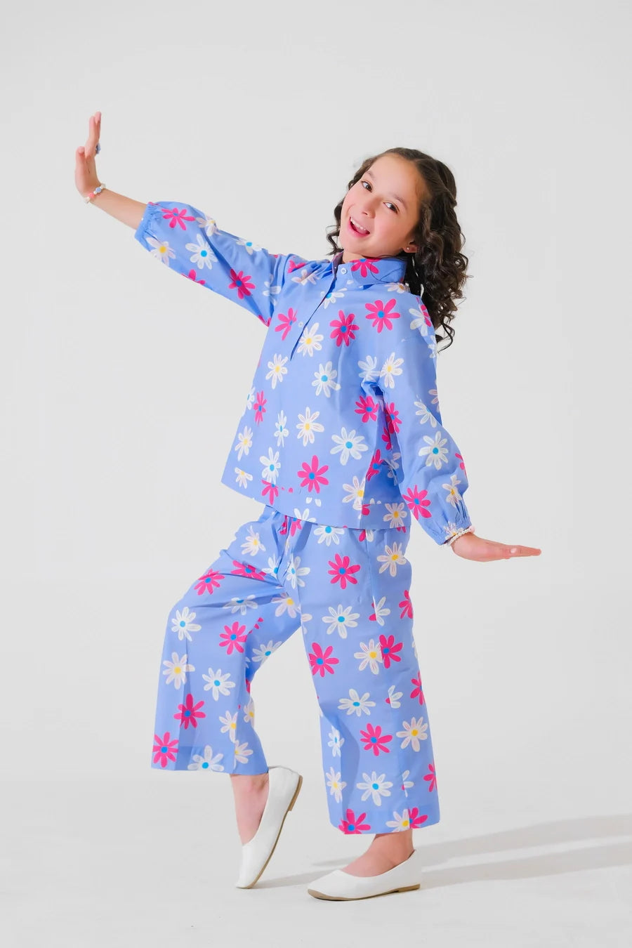 Dhaga Kids Pret Printed Poly lawn 2 Piece Ciro SPD25K10 - Summer Collection