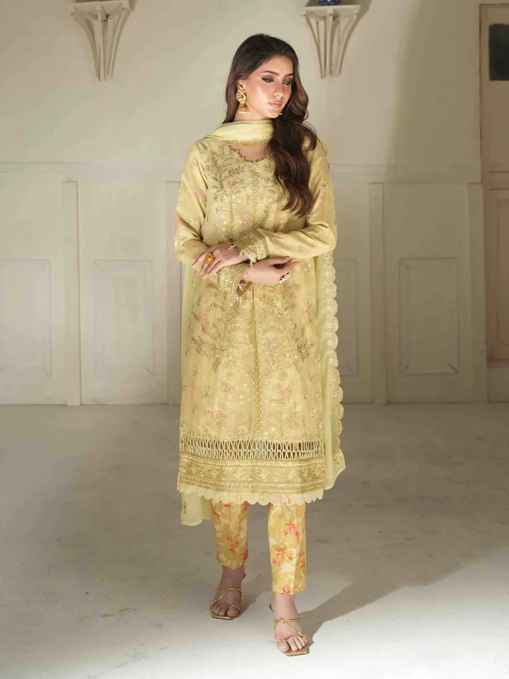 Salitex Unstitched Embroidered Chiffon 3 Piece Suit SUNS8CH511 Festive Collection