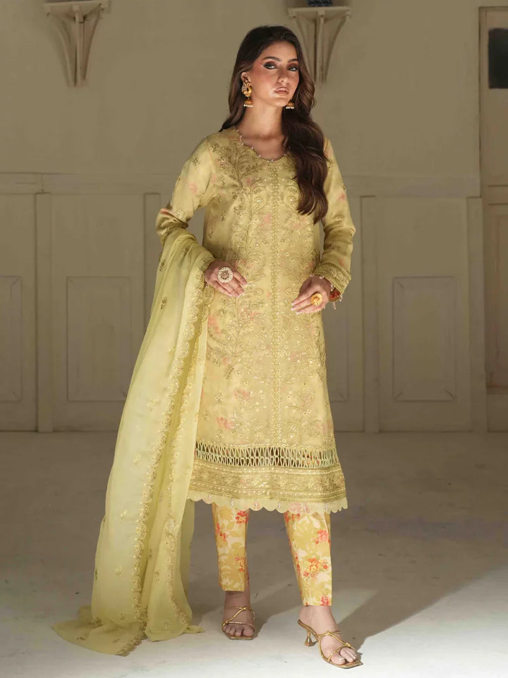 Salitex Unstitched Embroidered Chiffon 3 Piece Suit SUNS8CH511 Festive Collection