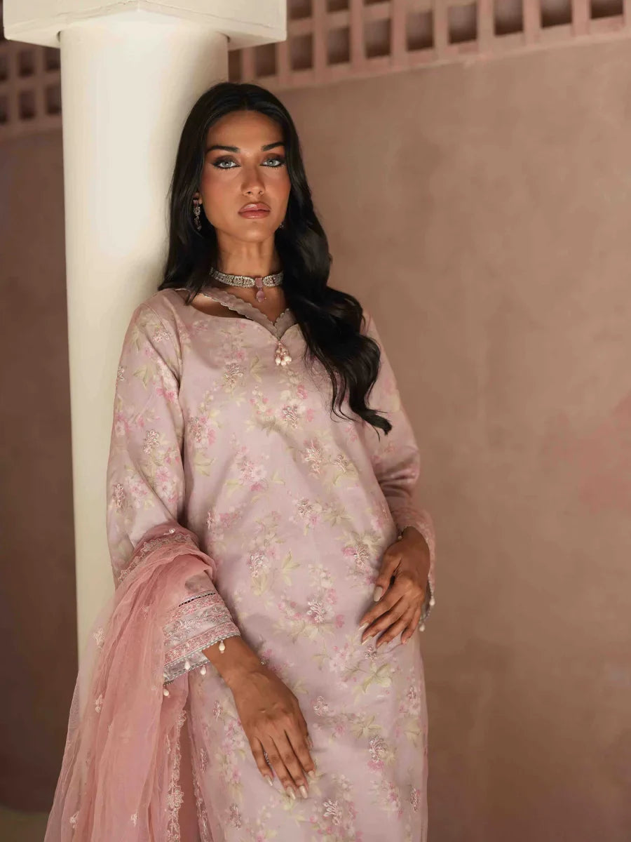 Salitex Unstitched Embroidered Chiffon 3 Piece Suit SUNS8CH522 Festive Collection