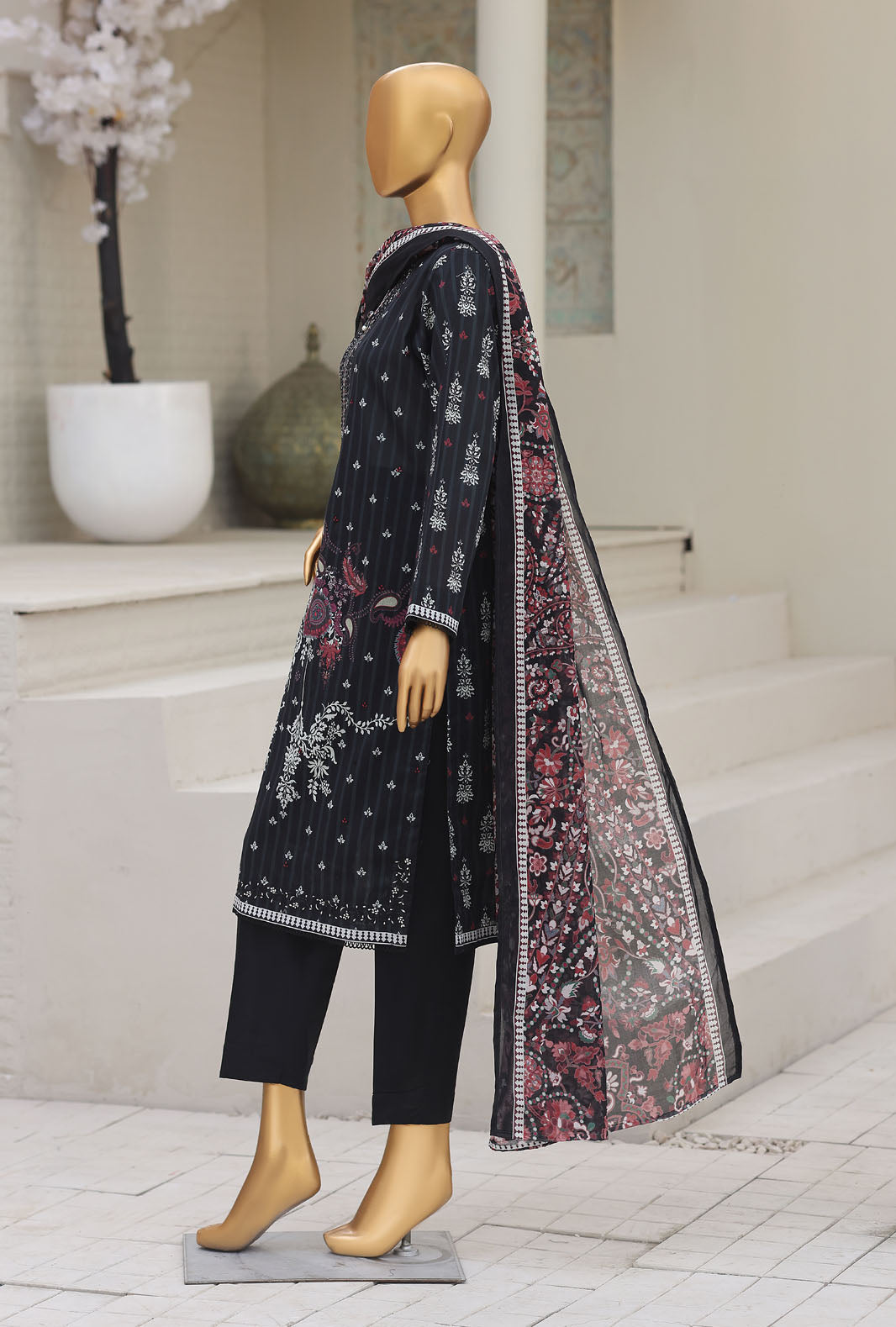 Asasa by HZ Textiles Digital Printed Unstitched Lawn 3 Piece Suit AEC - 1002 - Summer Collection