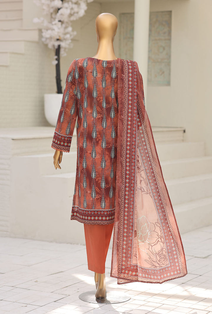 Asasa by HZ Textiles Digital Printed Unstitched Lawn 3 Piece Suit AEC - 1004 - Summer Collection