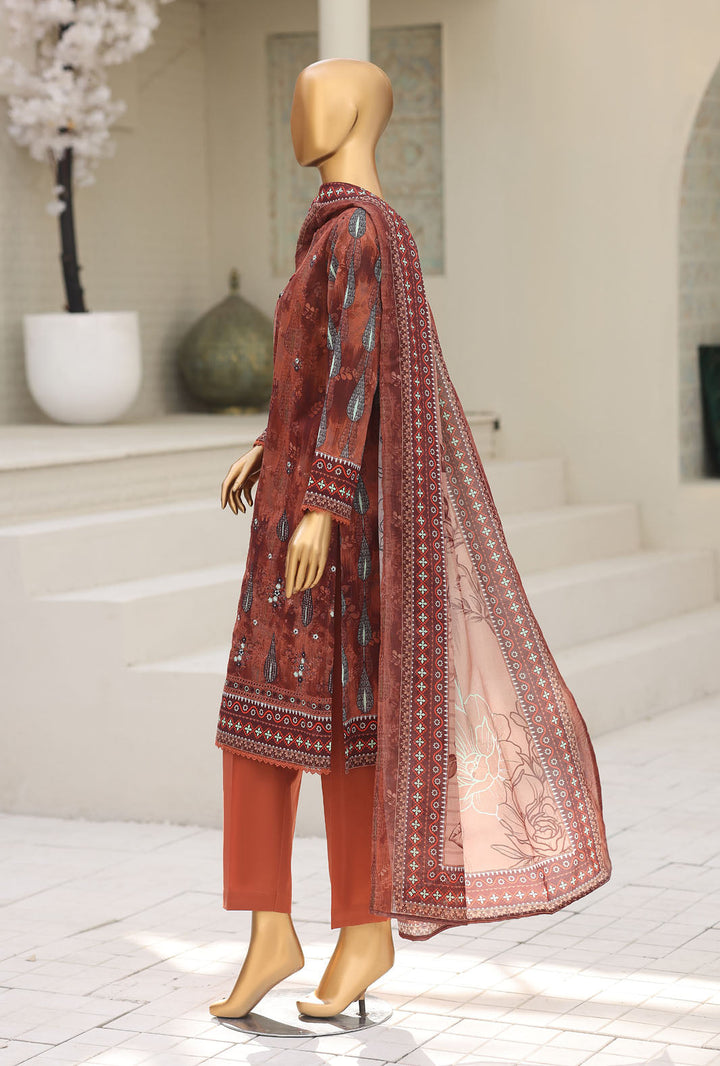 Asasa by HZ Textiles Digital Printed Unstitched Lawn 3 Piece Suit AEC - 1004 - Summer Collection