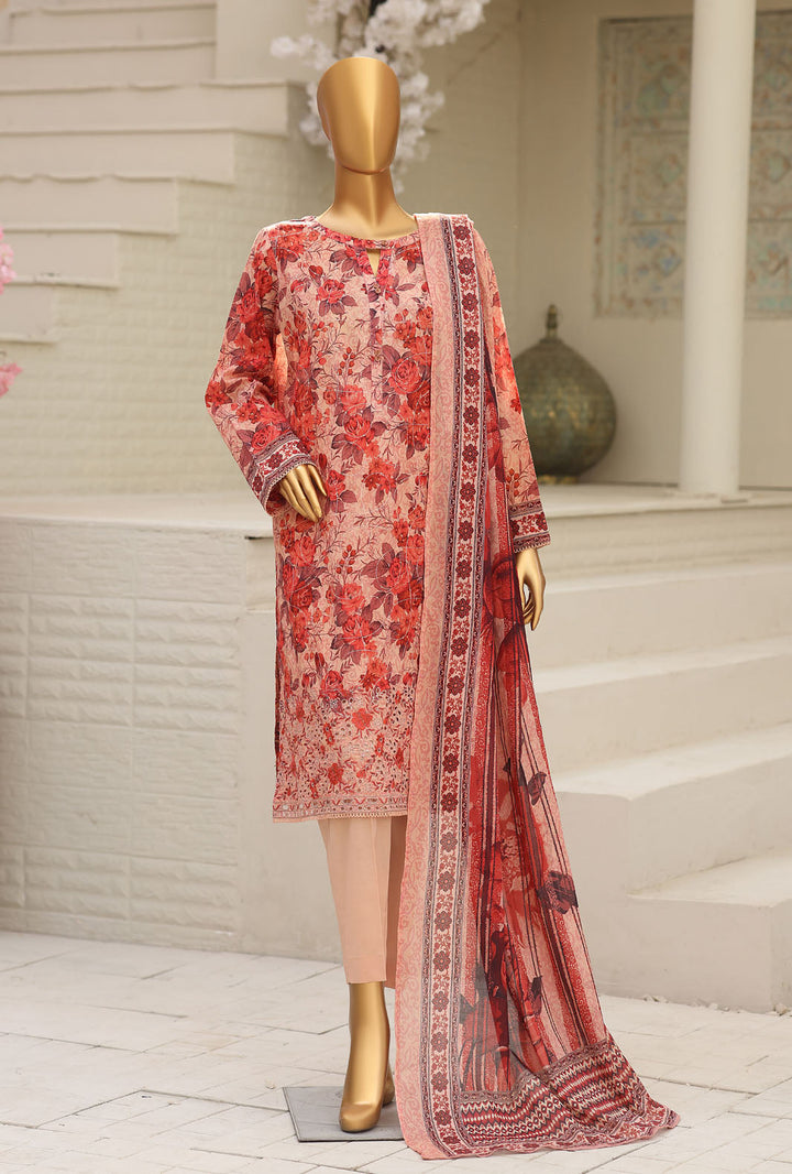 Asasa by HZ Textiles Digital Printed Unstitched Lawn 3 Piece Suit AEC - 1006 - Summer Collection