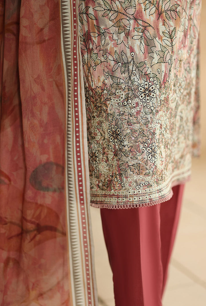 Asasa by HZ Textiles Unstitched Embroidered Lawn 3 Piece Suit AEC - 1290 Casual Collection