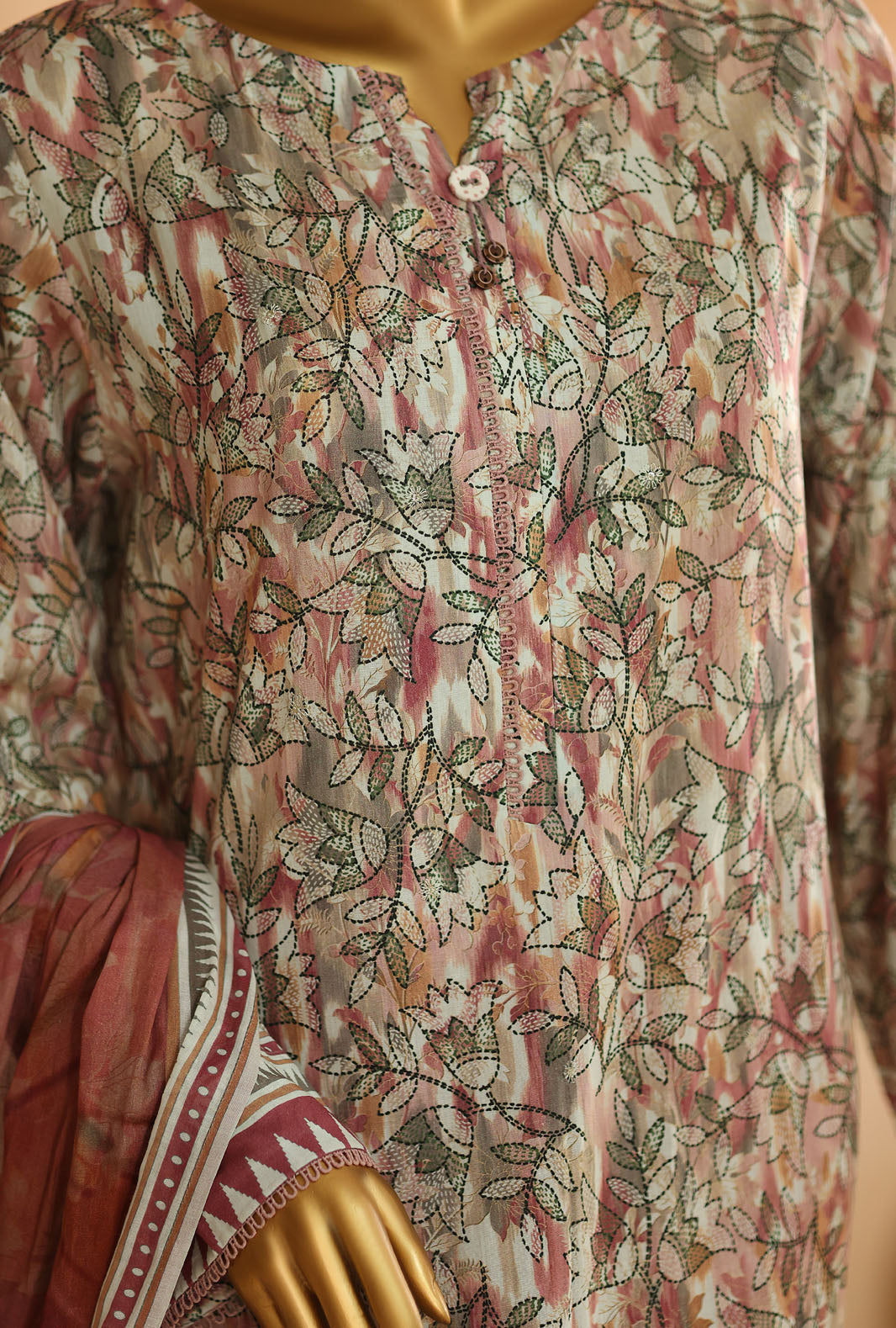 Asasa by HZ Textiles Unstitched Embroidered Lawn 3 Piece Suit AEC - 1290 Casual Collection