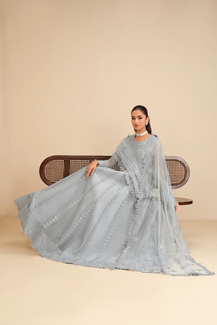 Alizeh Fashion Unstitched Embroidered Chiffon 3 Piece Suit AF26UCF AF-NT-2259-Shama - Festive Collection