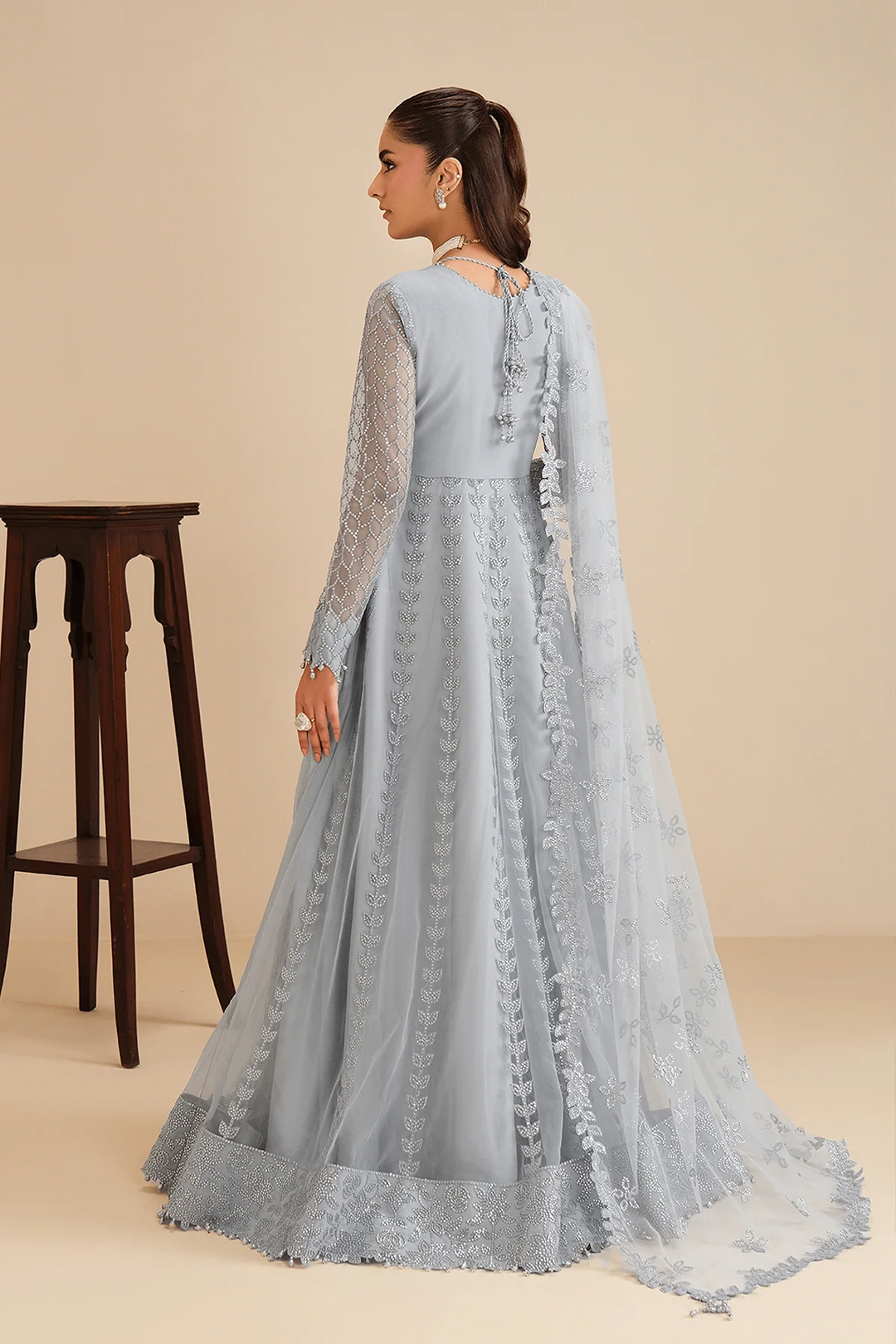 Alizeh Fashion Unstitched Embroidered Chiffon 3 Piece Suit AF26UCF AF-NT-2259-Shama - Festive Collection