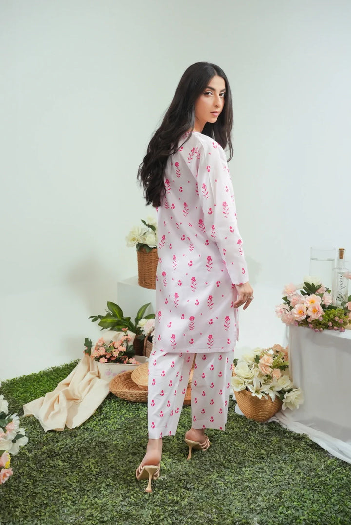 Dhaga Women Pret Printed 2 Piece Lawn Matching Separate FW24DSP0049 - Summer Collection