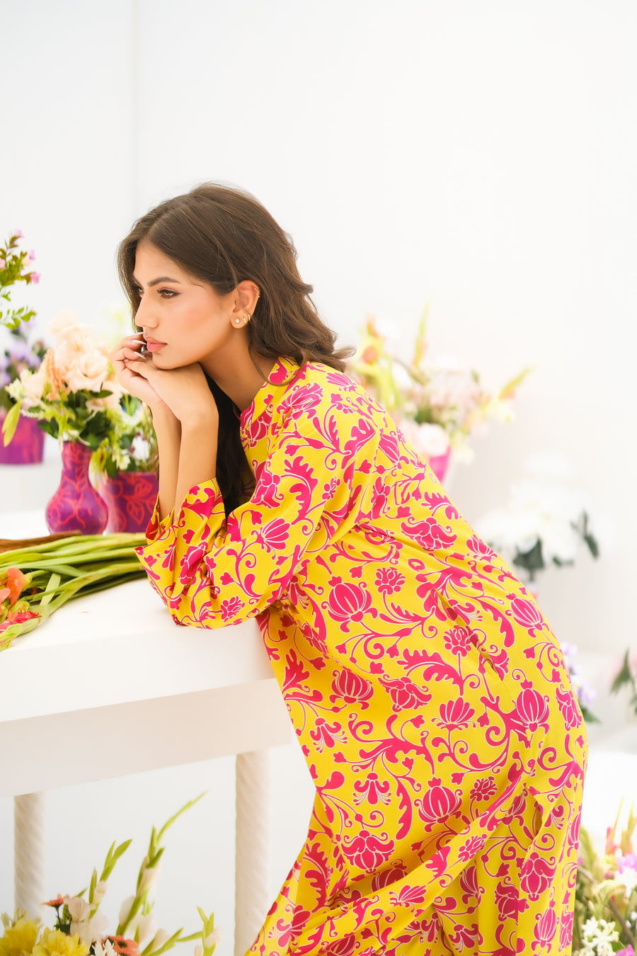 Dhaga Women Pret Printed 2 Piece Lawn Matching Separate FW24DSP005 - Summer Collection