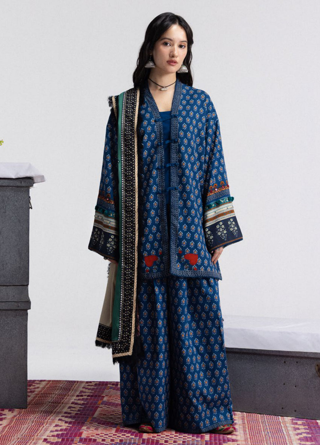 Coco by Zara Shahjahan Unstitched Printed Linen 3 Piece Suit CZ26UPL Aika 3A - Casual Collection