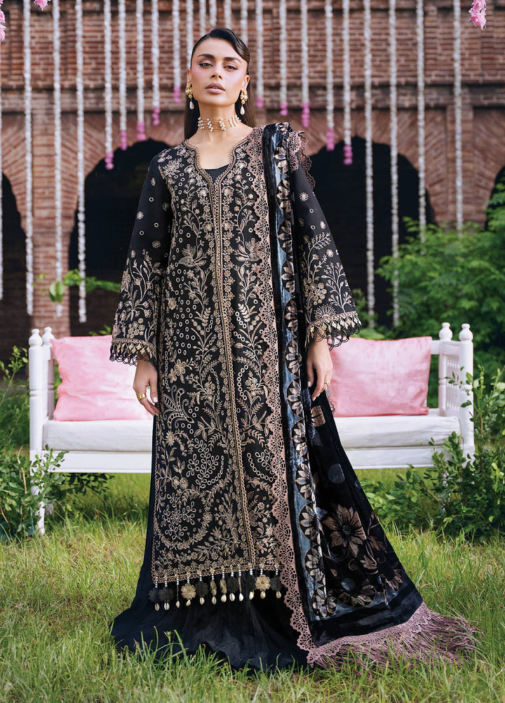Amelia by Mahnur Unstitched Embroidered Corduroy 3 Piece Suit MN26ULW AM-05 - Winter Collection