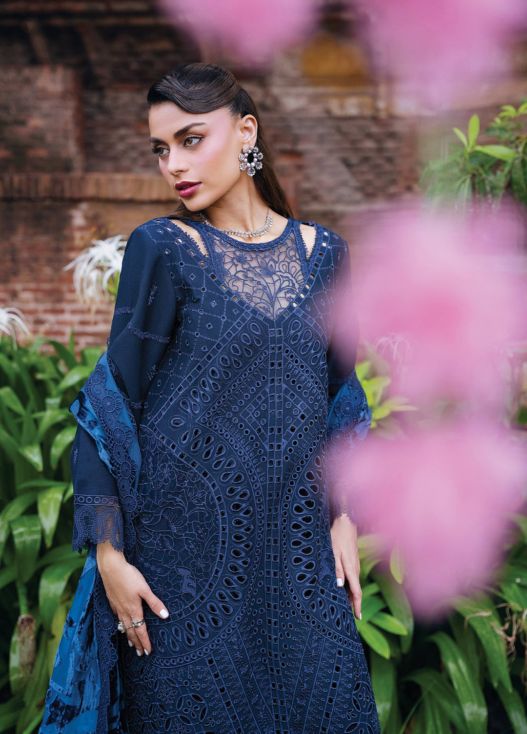Amelia by Mahnur Unstitched Embroidered Corduroy 3 Piece Suit MN26ULW AM-12 - Winter Collection