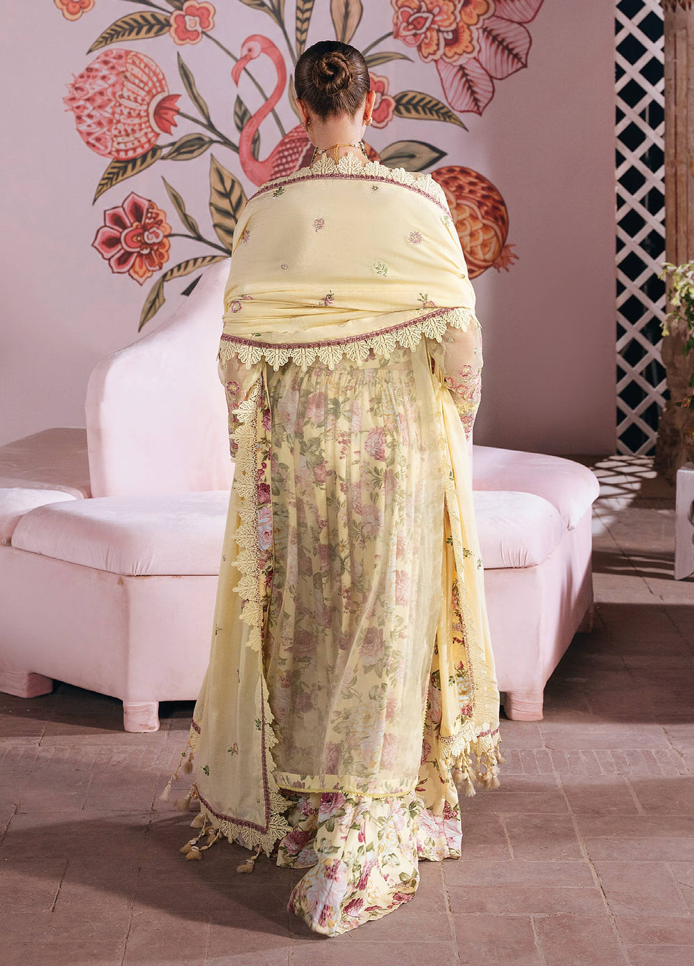 Amelia by Mahnur Unstitched Embroidered Corduroy 3 Piece Suit MN26ULW AM-10 - Winter Collection