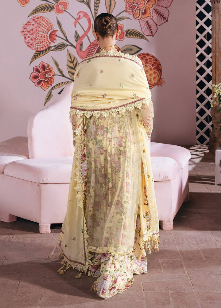 Amelia by Mahnur Unstitched Embroidered Organza 3 Piece Suit MN26ULW AM-14 - Winter Collection