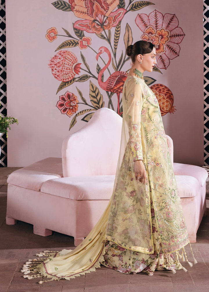 Amelia by Mahnur Unstitched Embroidered Organza 3 Piece Suit MN26ULW AM-14 - Winter Collection