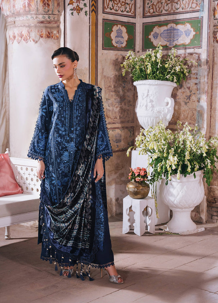 Amelia by Mahnur Unstitched Embroidered Corduroy 3 Piece Suit MN26ULW AM-01 - Winter Collection