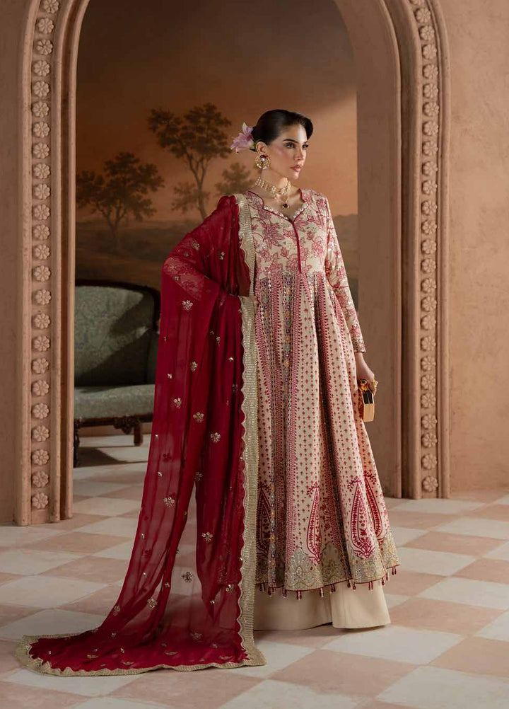 Amaya by Nureh Unstitched Embroidered Rawsilk 3 Piece Suit NU26UAC AM-46 - Festive Collection