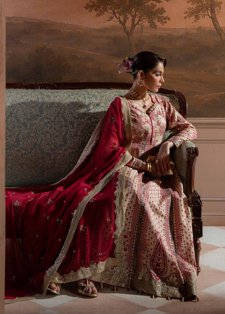 Amaya by Nureh Unstitched Embroidered Rawsilk 3 Piece Suit NU26UAC AM-46 - Festive Collection