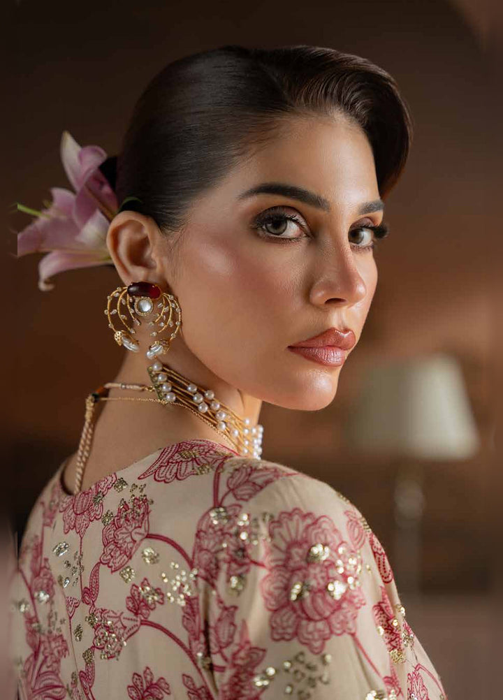 Amaya by Nureh Unstitched Embroidered Rawsilk 3 Piece Suit NU26UAC AM-46 - Festive Collection
