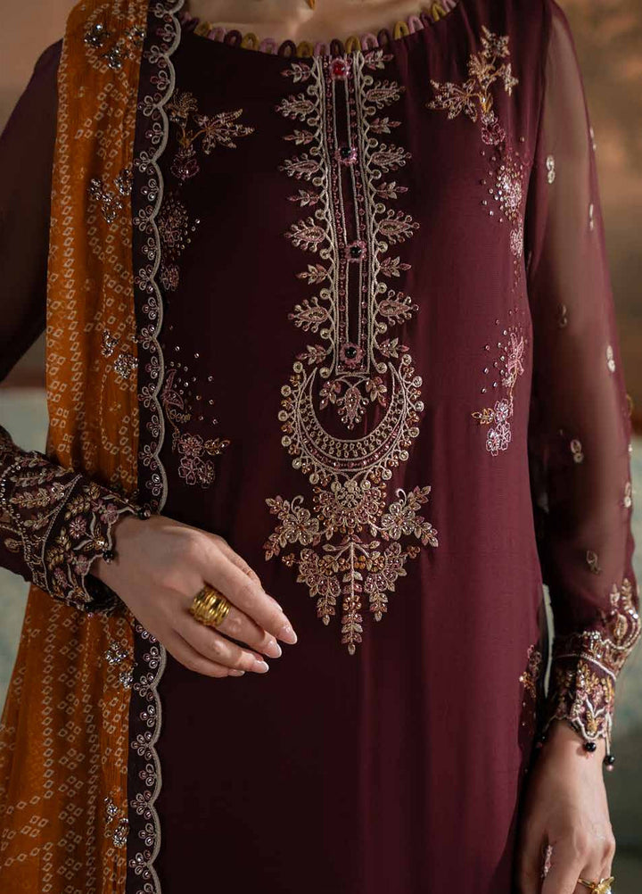 Amaya by Nureh Unstitched Embroidered Chiffon 4 Piece Suit NU26UAC AM-47 - Festive Collection