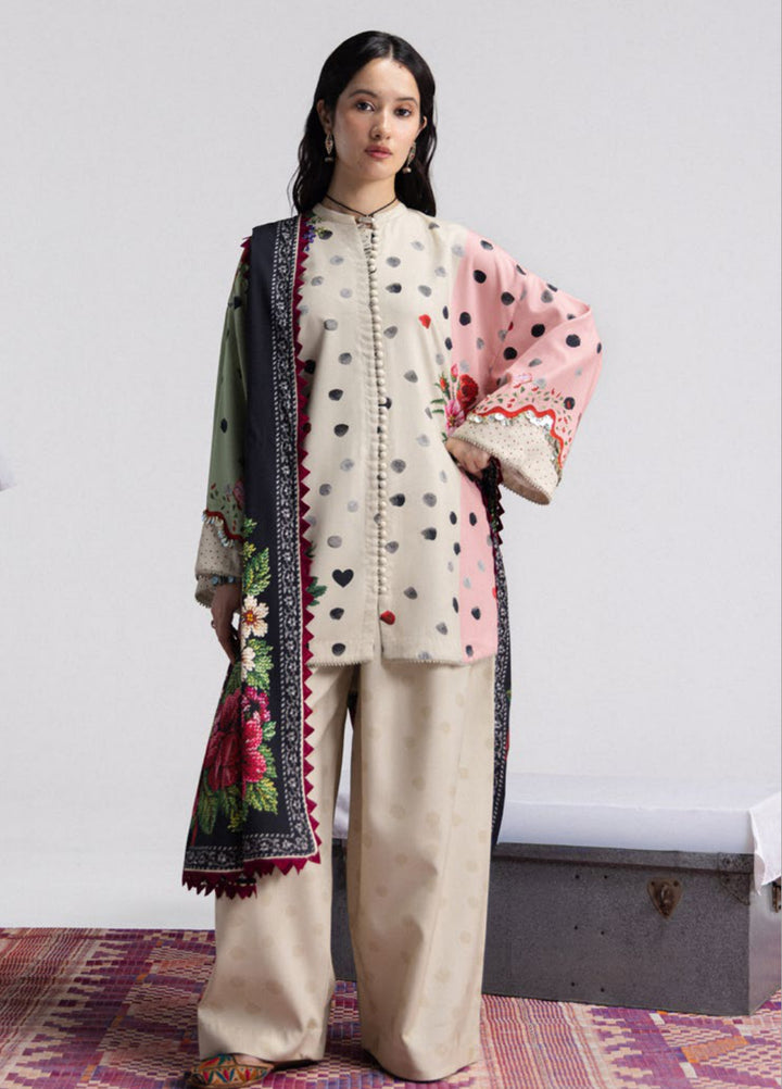Coco by Zara Shahjahan Unstitched Printed Linen 2 Piece Suit CZ26UPL Amelia 5A - Casual Collection