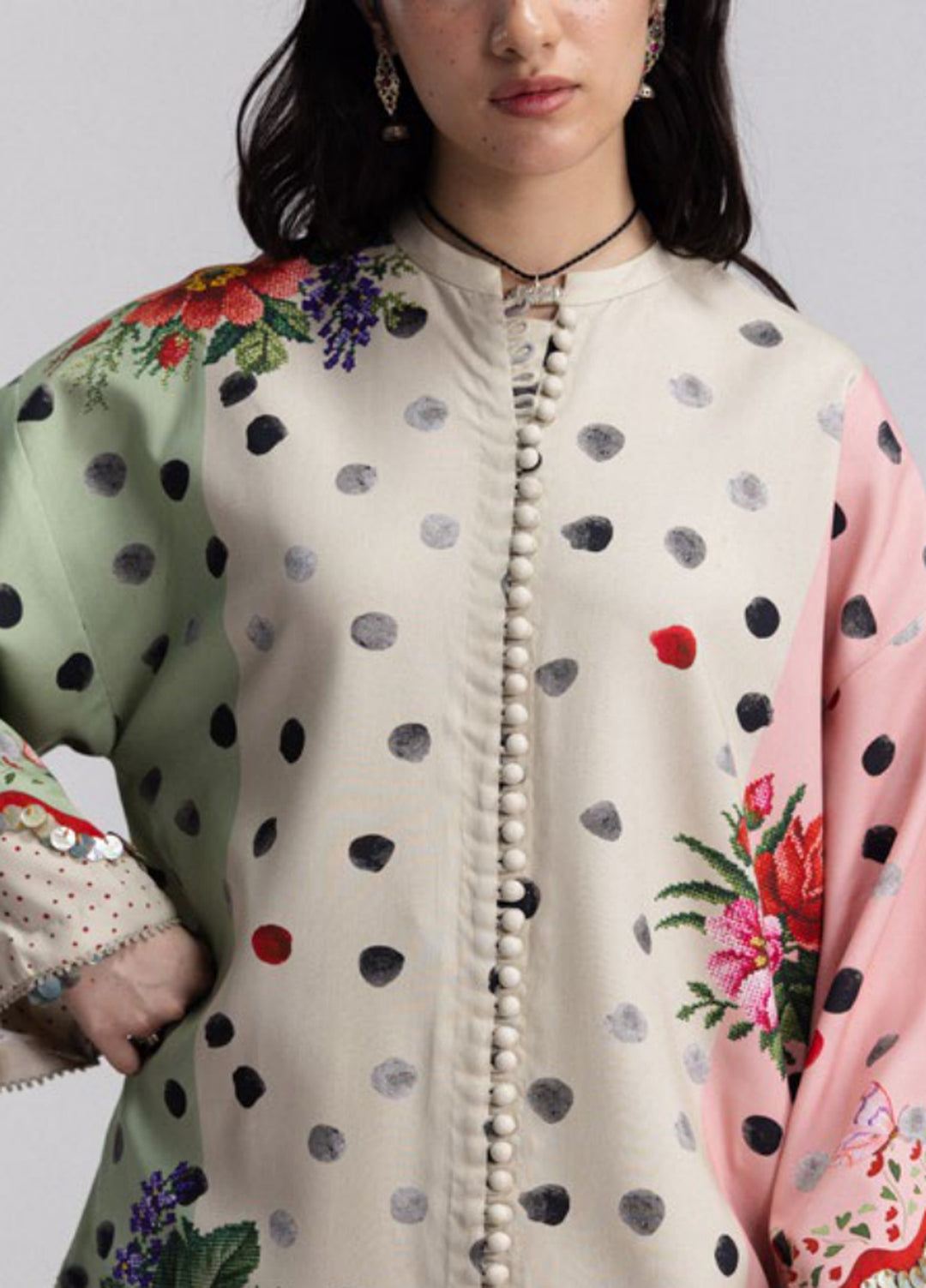 Coco by Zara Shahjahan Unstitched Printed Linen 2 Piece Suit CZ26UPL Amelia 5A - Casual Collection