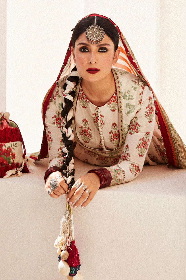 Zara Shahjahan Embroidered Lawn Suits Unstitched 3 Piece ZS24SS D-11B Anarkali - Summer Collection
