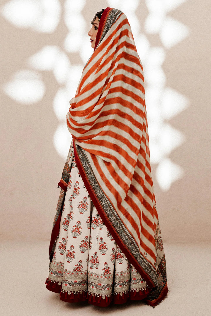 Zara Shahjahan Embroidered Lawn Suits Unstitched 3 Piece ZS24SS D-11B Anarkali - Summer Collection