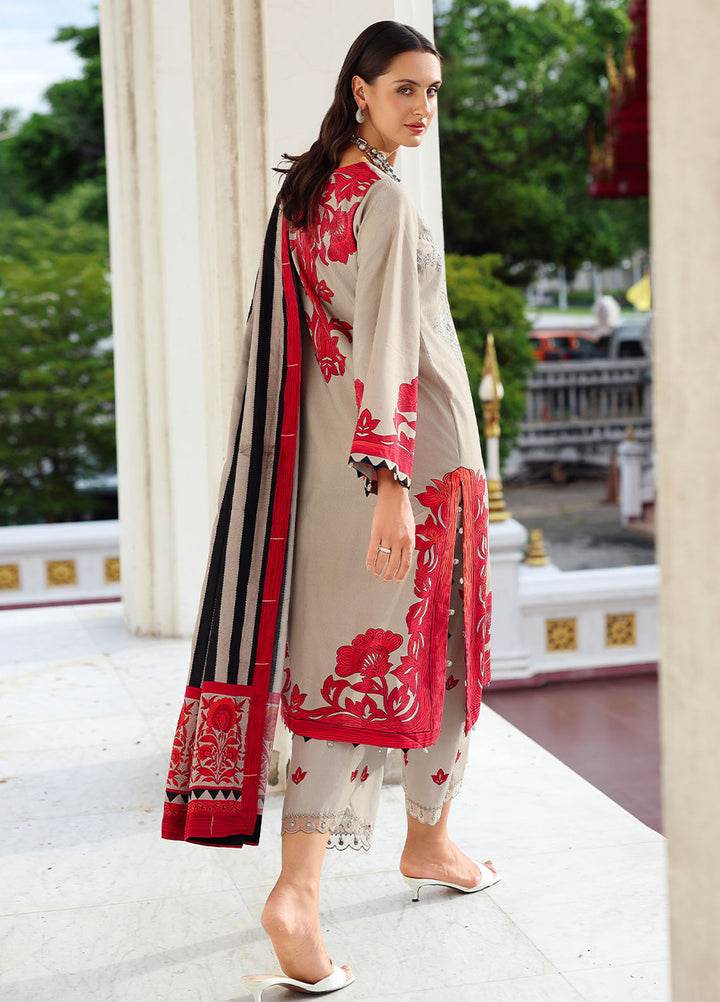 Aniiq by Charizma Embroidered Linen Suits Unstitched 3 Piece CRZ25AU ANW6-08 - Winter Collection