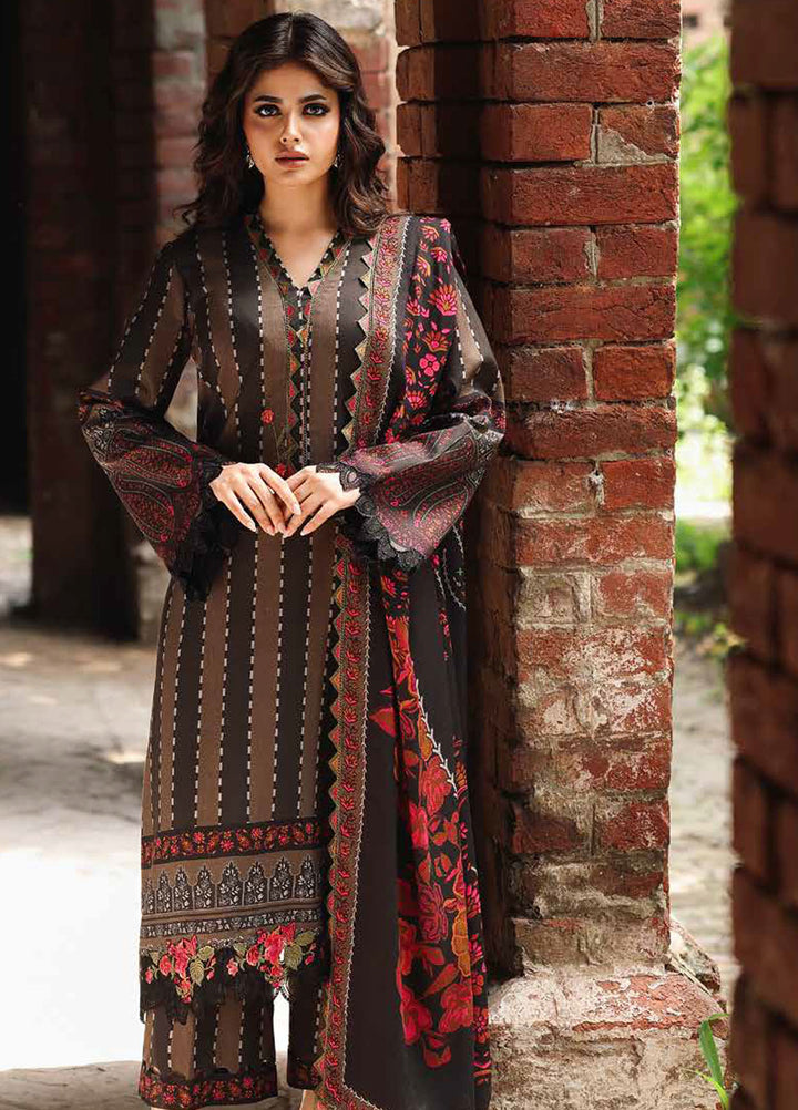 Aniiq by Charizma Embroidered Linen Suits Unstitched 3 Piece CRZ25AU ANW6-09 - Winter Collection